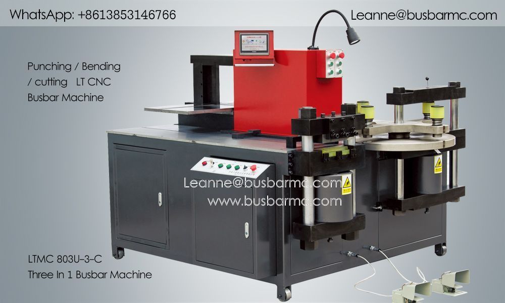 Máquina de Barramento CNC 3 em 1 803U-3-C | Puncio